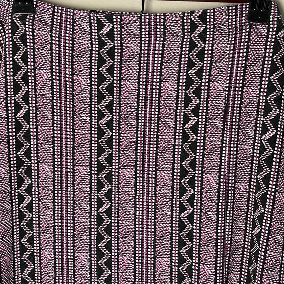 Westport 1962 Pull On  A-Line Geometric  Patterned Maxi Skirt with Slit  Size M - Picture 3 of 10